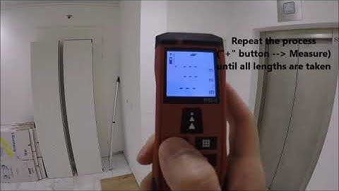 How to measure Painters Area quickly and accurately on your PD-I, Laser Measuring Device
