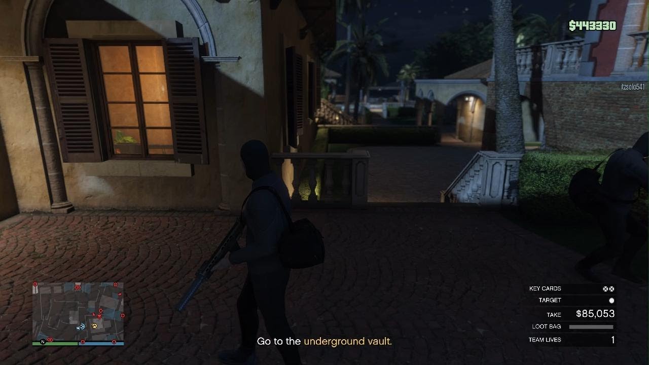 Grand Theft Auto V FIRST GTA 5 DLC HEIST TRY