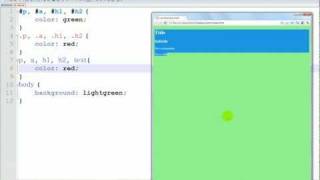 CSS Tutorial - 10 - Background color