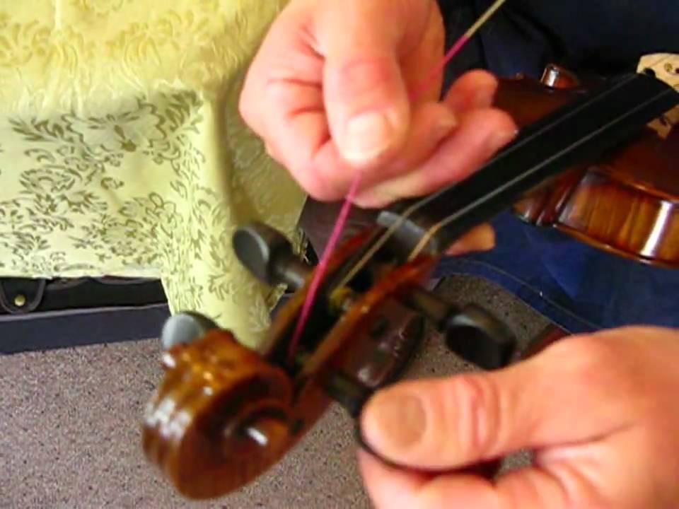 How to Change a Violin String YouTube