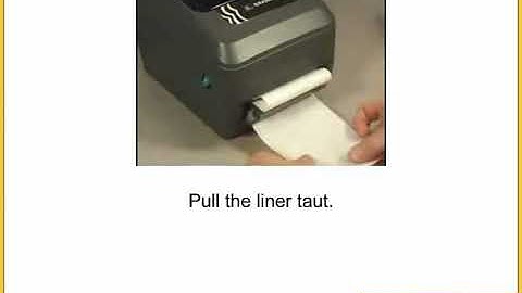 Zebra GX430t Label Printer: Printing In Label Dispense Mode | Accept UK