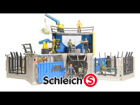 Schleich Large Dino Research Station Review | Schleich Dinosaurs | Mattel Jurassic Compatible
