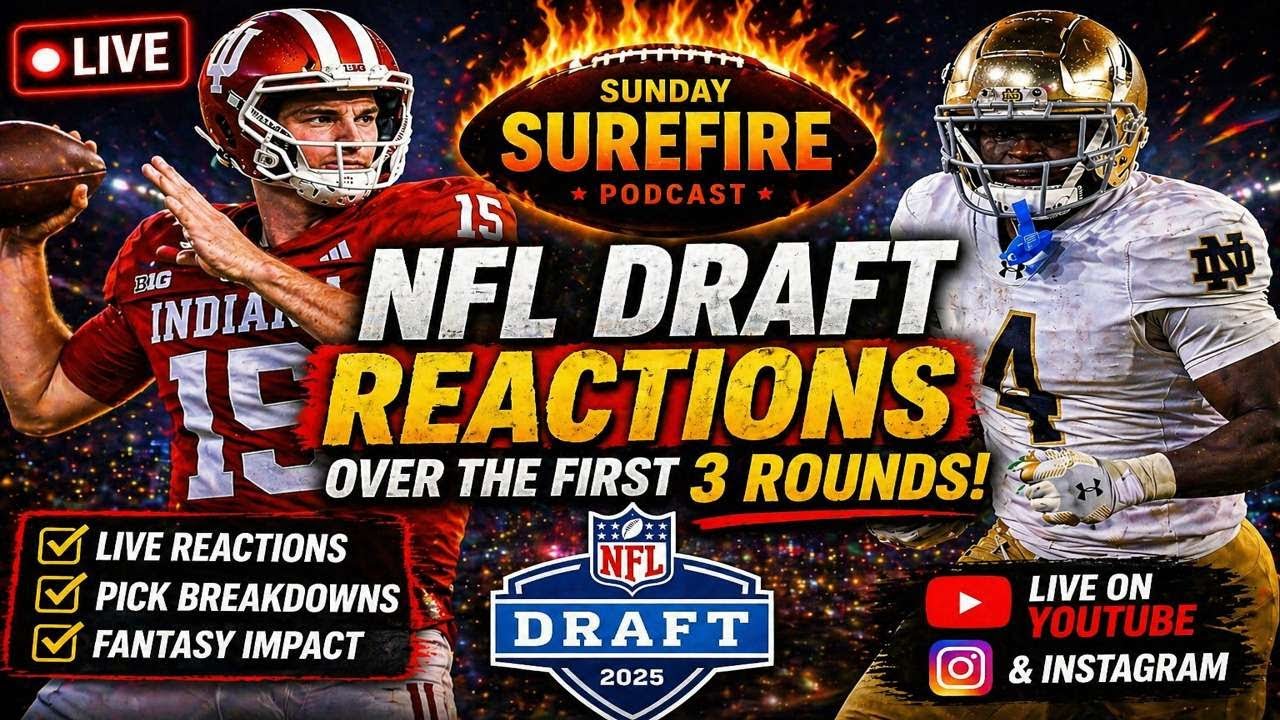 NFL Draft Fantasy Reactions | Sunday Surefire