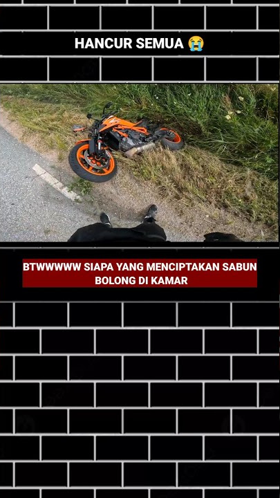 Crash Akibat Gagal Menikung #motovlog #reaction