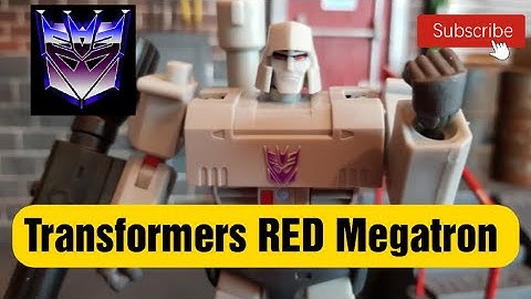 Transformers RED Line Megatron Action Figure Review
