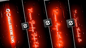 Rain drop effect text animation video editing Kannada node video and Alight motion trending