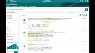 ProQuest Science Tutorial