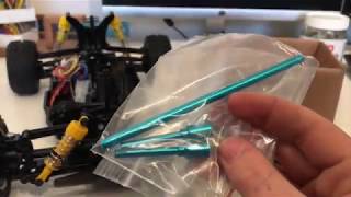 Tamiya TT-02b Neo Scorcher build : part 2 (aluminium prop shaft + high speed gear)