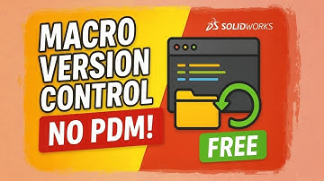 SOLIDWORKS API Version Control Macro | File Management Without PDM #solidworksapi #solidworks #viral