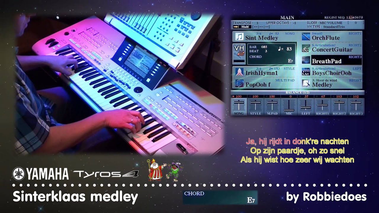 Tyros 4: Sinterklaas medley 2013