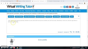 Virtual writing tutor