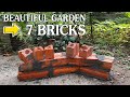 Cement Craft Idea - Beautiful Garden Decor with 7 Bricks - Garden Decoration