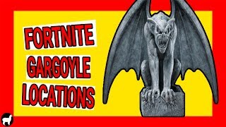 Fortnite Gargoyle Locations | Dance in front of Different Gargoyles Challenge | Fortnitemare Event