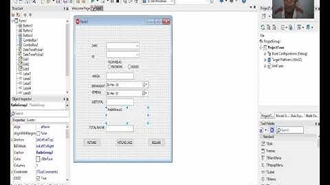 Tutorial membuat aplikasi pemesanan tiket pesawat delphi   #4
