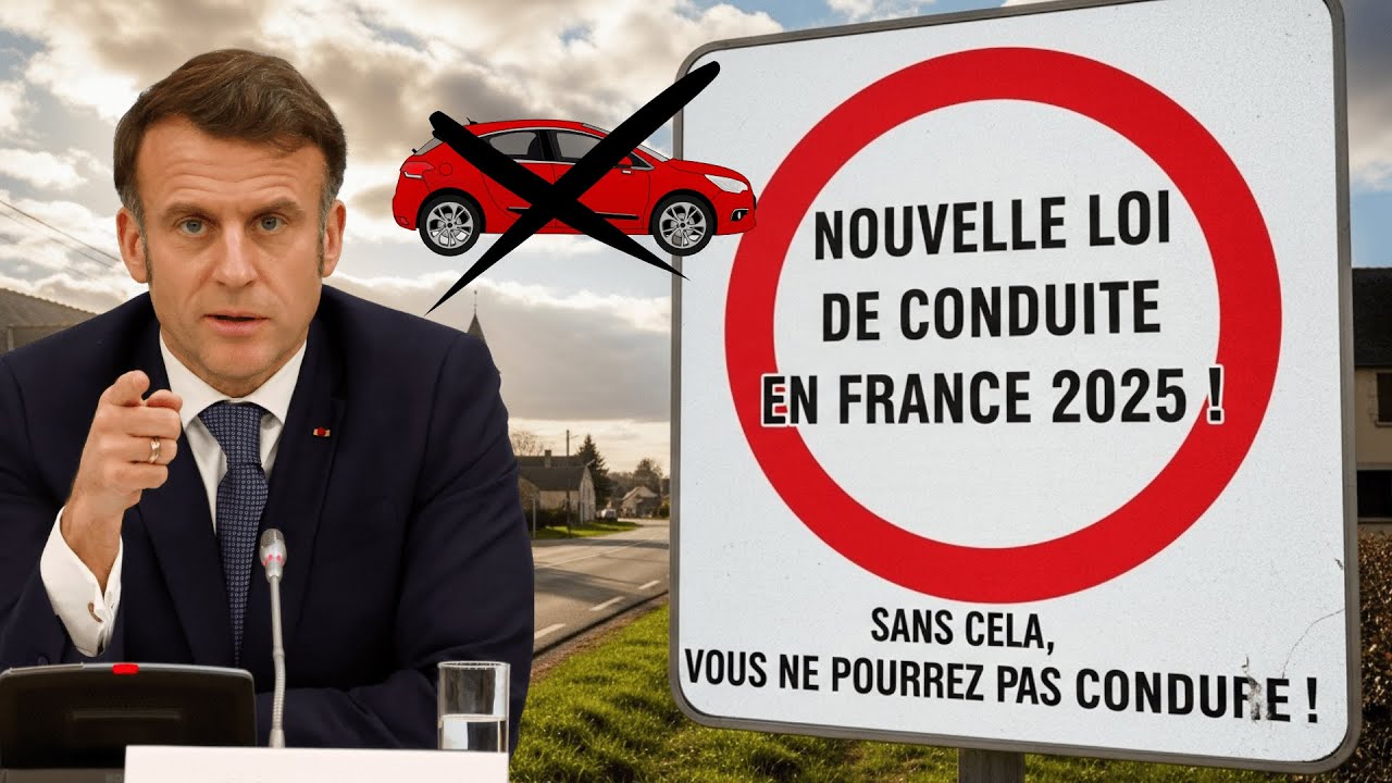 Nouvelle loi de conduite en France 2025 ! Sans cela, vous ne pourrez plus conduire !