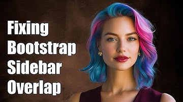 Fixing Bootstrap 4 Sidebar Overlap Issue: Content and Navigation Solutions