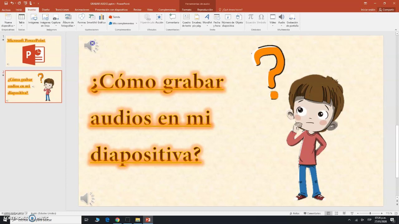 Insertar video youtube en ppt