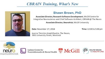 CBRAIN training, what’s new