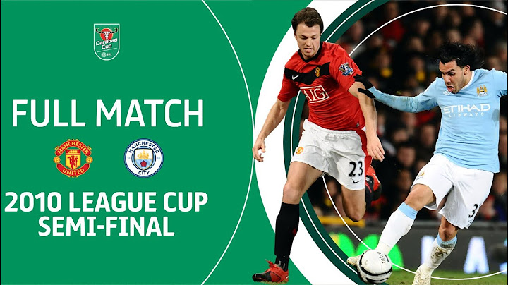Manchester United v Manchester City CLASSIC Semi-Final in full!