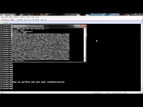 How to perform SSH RSA User Authentication