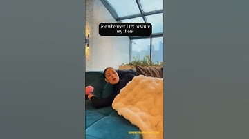 Me whenever try to write thesis