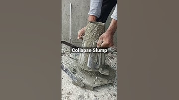 Effect of excess admixture dose in concrete results in collapse slump.