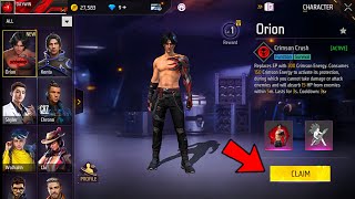 ORION AWAKENING 😱 CLAIM REWARDS 🔥 FREE FIRE