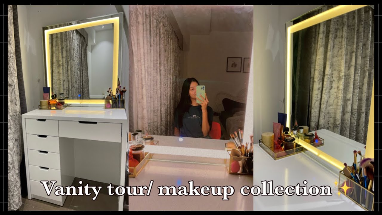 VANITY TOUR/ MAKEUP COLLECTION💄 | Tithi Maheshwari