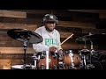 DWe Wireless Acoustic/Electronic Convertible Drum Set | Demo and Overview with Gerald Heyward