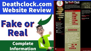 death clock | death clock is real or fake | deathclock.com is real or fake | deathclock.com kya hai