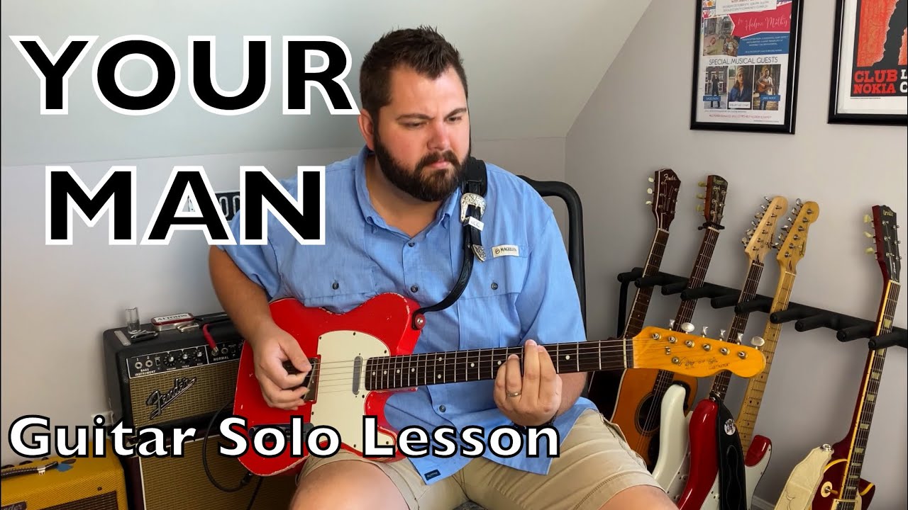  Your Man Josh Turner Guitar Solo Lesson Tutorial YouTube