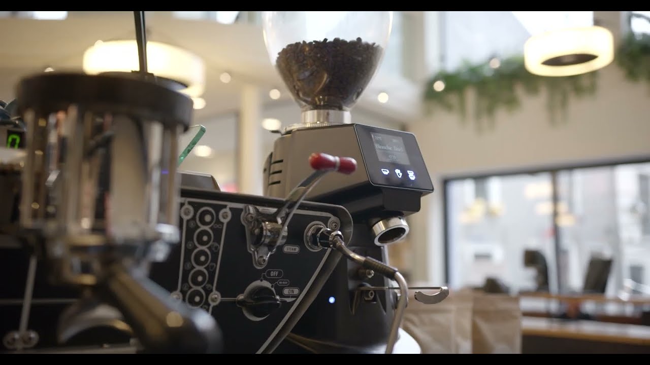 PUQpress M4 + Fiorenzato F64 EVO PRO | Automatic Tamping Grinder