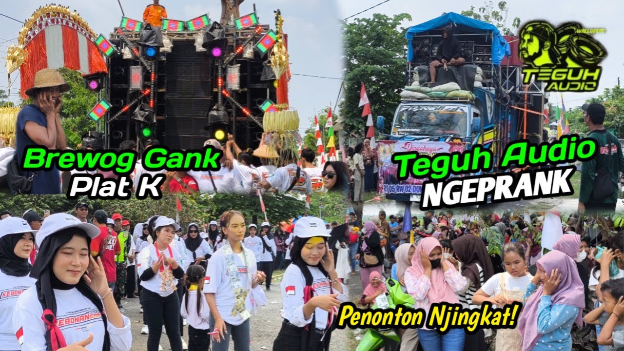Teguh Audio Nge-PRANK Parah ❗Penonton Njingkat auto Kabur.. Karnaval Kunir Sulang