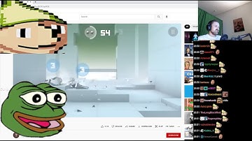 Forsen reacts to Smash Hit No Hit Run: Six times faster