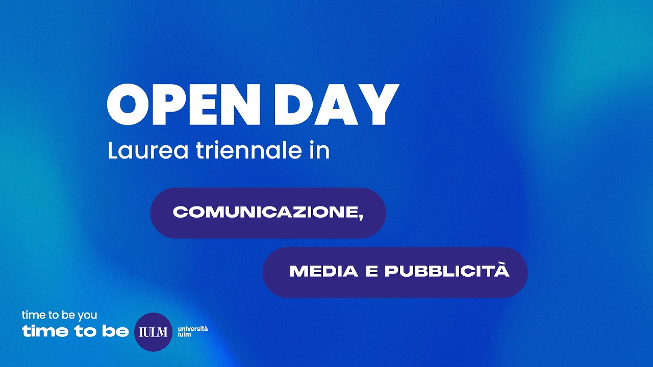 Open Day Triennali - Comunicazione, media e pubblicità