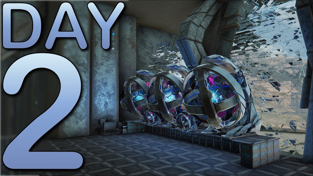 Progressing the Dome Treatment Cave on Day 2 -ARK Unofficial PvP