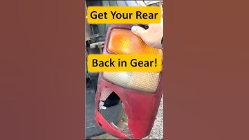 Fix a Broken Tail Light for $6 💡 | Easy DIY with Red Lens Tape #automobile