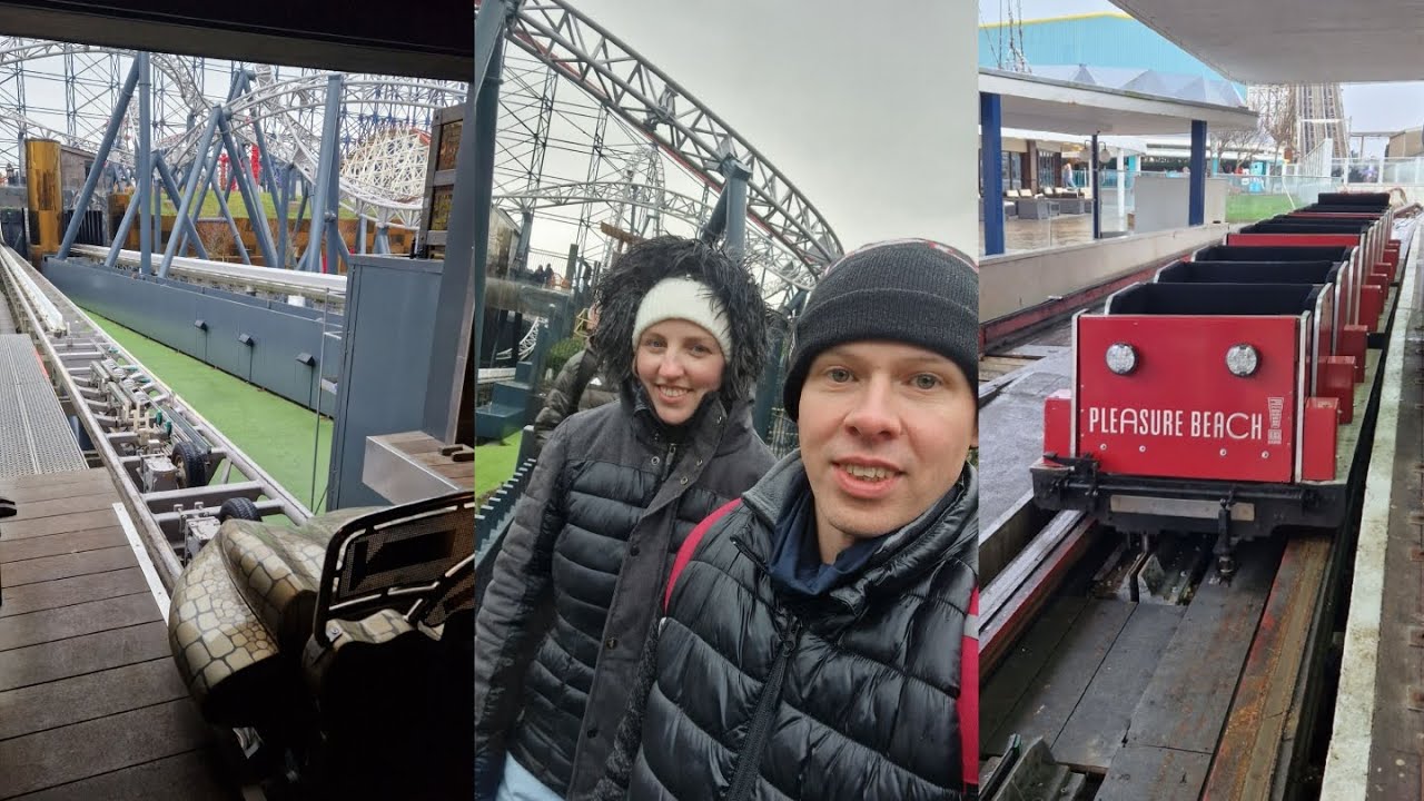 Blackpool Pleasure Beach Opening Day vlog 2024 - Worst opening day ever ...