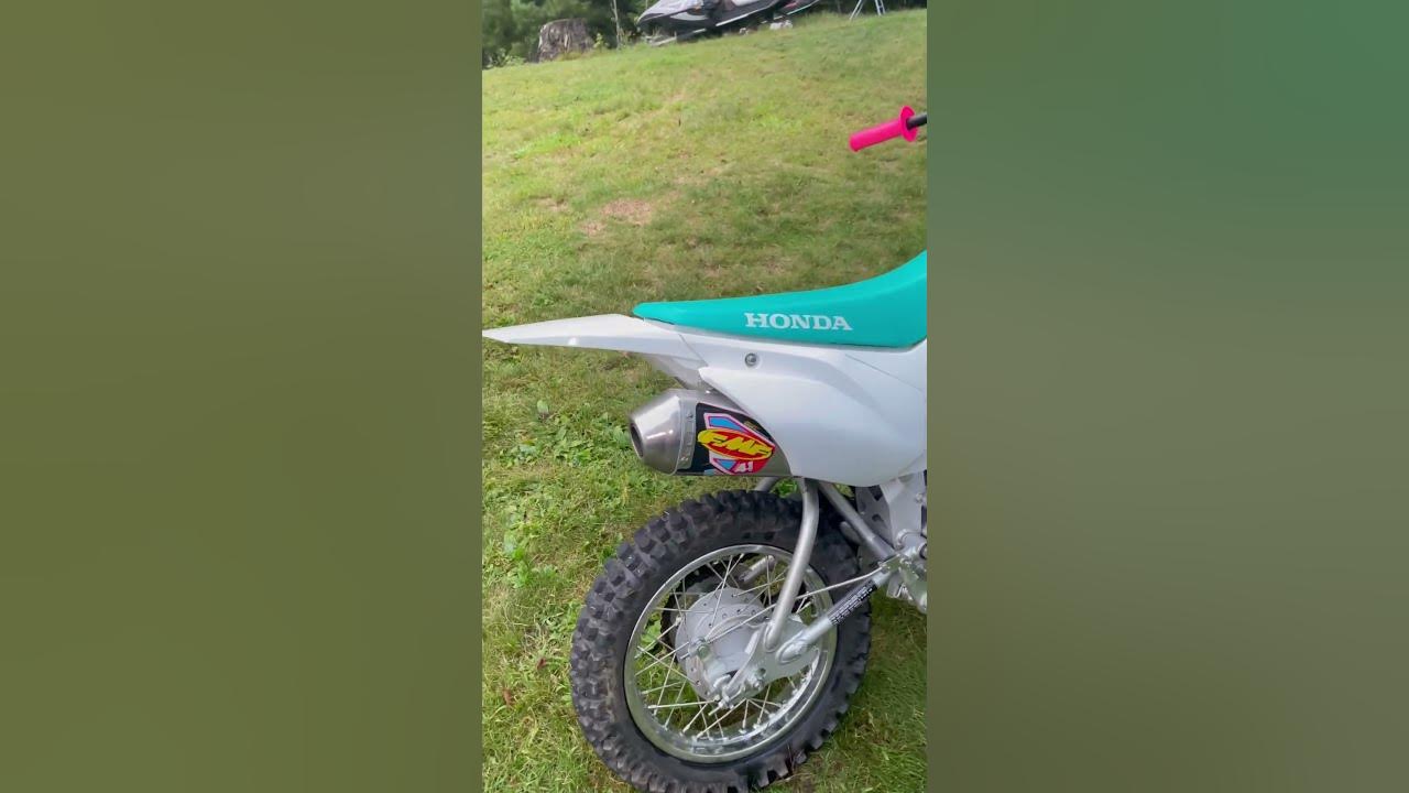 2024 Honda Crf110 FMF power core exhaust sound YouTube