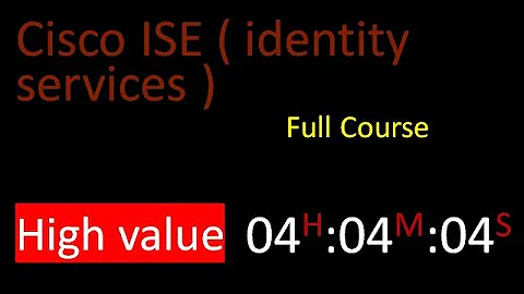 Cisco ISE ( identity Services engine ) - Full Course - Part 01 of 2