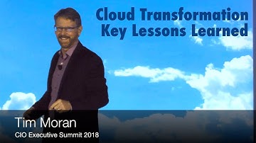 Cloud Transformation - Key Lessons Learned