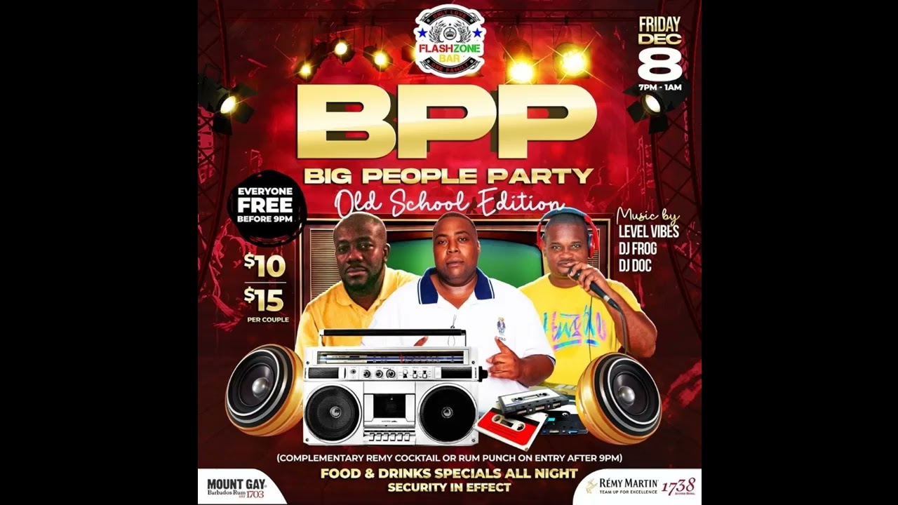 LEVEL VIBES - LIVE AT BPP BIG PEOPLE PARTY AT FLASHZONE BAR (DEC 8TH 2023)