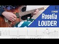 [TAB] Roselia - LOUDER │Guitar Cover