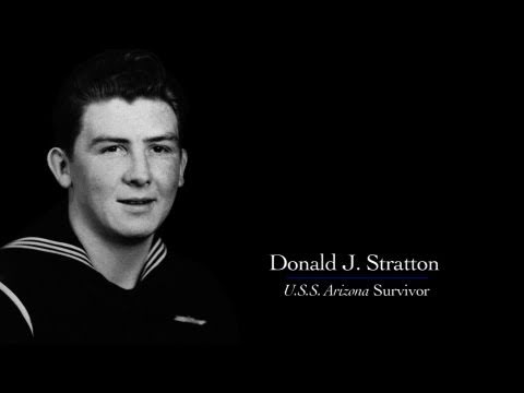 Donald J. Stratton, USS Arizona Survivor - The National WWII ...