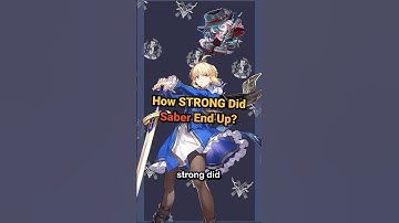 How STRONG did Saber End Up? #fatestaynight #hsr #honkaistarrail #honkaistarrailguide #hoyoverse