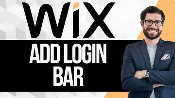 How to Add a Login Bar in Wix