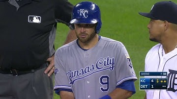 KC@DET: Butera softly lines an RBI single to right