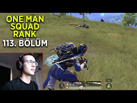 ARTİSTİK YAPANLARIN SONU MEZAR OLUR ! One Man Squad Rank 113. Bölüm - Pubg Mobile