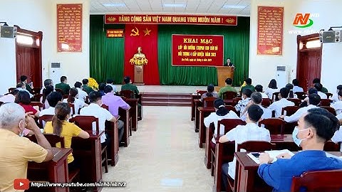 Gia Viễn bỗi dưỡng kiến thức QP&AN cho cán bộ đối tượng 4