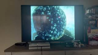 Finding Nemo (2003) Marlin tells the other fish to swim down (another heroic pixar scene)